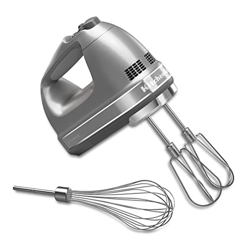 KitchenAid KHM7210 خلاط يدوي رقمي 7 سرعات مع ملحقات Turbo Beater II