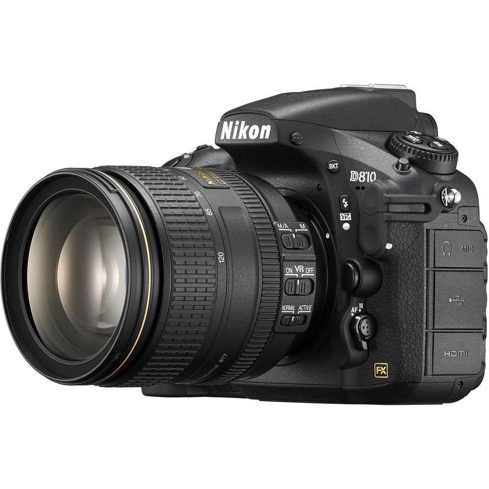 Nikon D810 FX-format Digital SLR w / 24-120mm f / 4G ED VR Lens