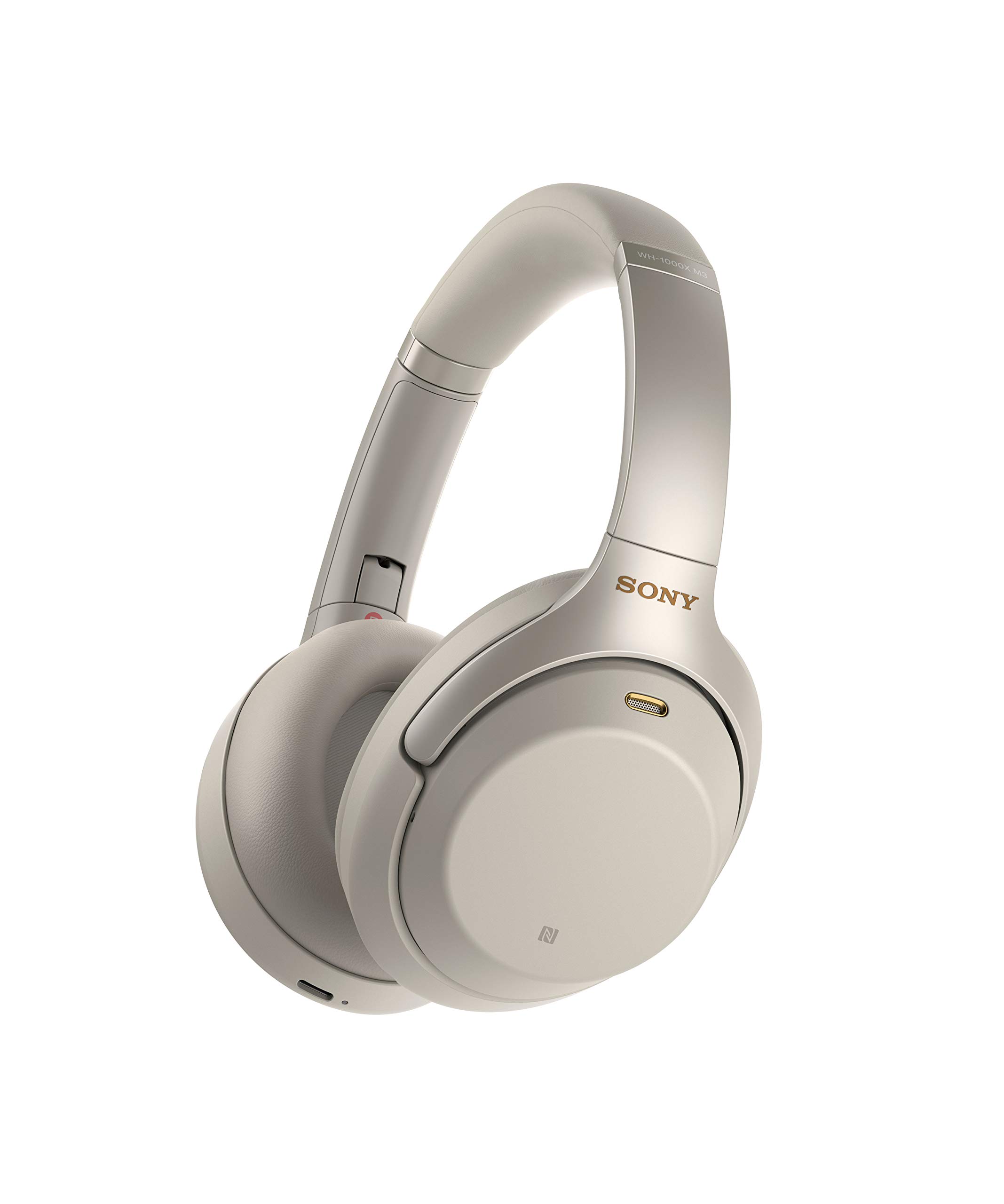 Sony WH-1000XM3 سماعة رأس ستريو لاسلكية لإلغاء الضوضاء (إصدار دولي / مذكرة البائع) (فضية)
