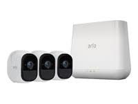 Arlo Pro VMS4430 نظام أمان HD بدون أسلاك داخلي / خارجي مع 4 كاميرات (أبيض)