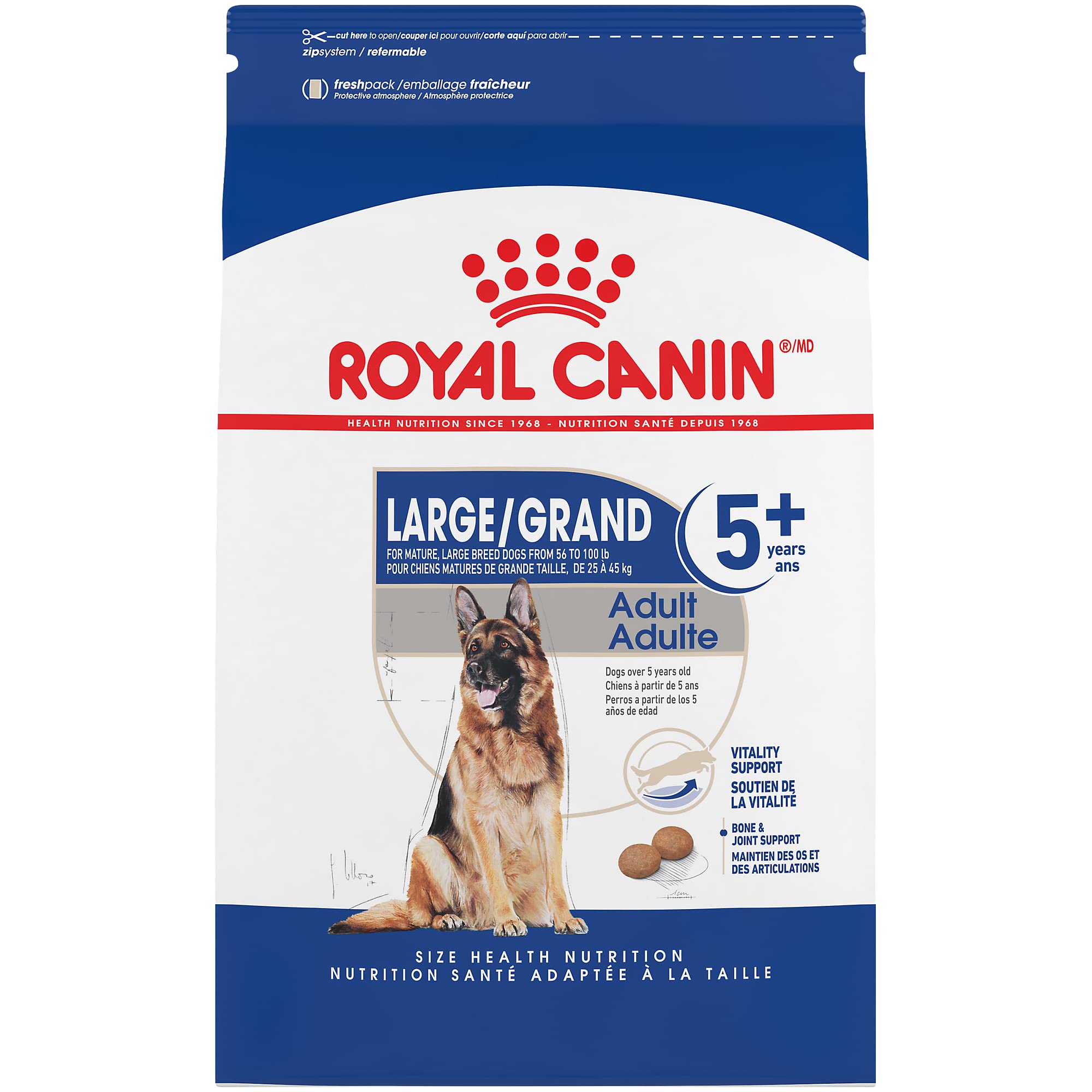 Royal Canin حجم التغذية الصحية تولد كبير الكلب الغذاء الجاف