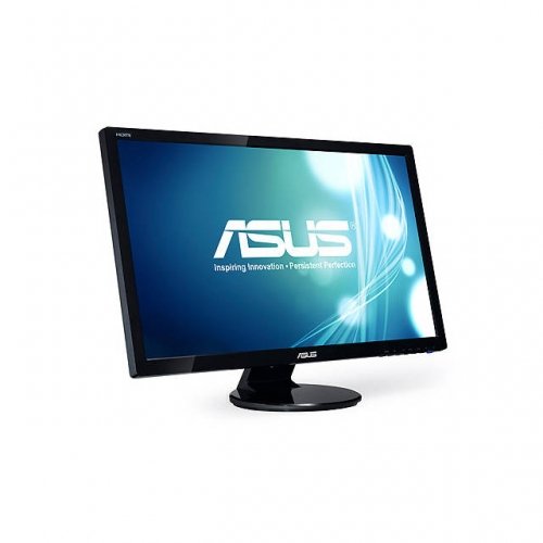 Asus Computer Asus VE278Q 27 inch WideScreen 2ms 10000000: 1 VGA / DVI / HDMI / DisplayPort LCD Monitor مع مكبرات الصوت (أسود)