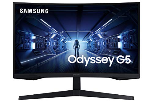 Samsung شاشة الألعاب G5 Odyssey مع شاشة منحنية 1000R...