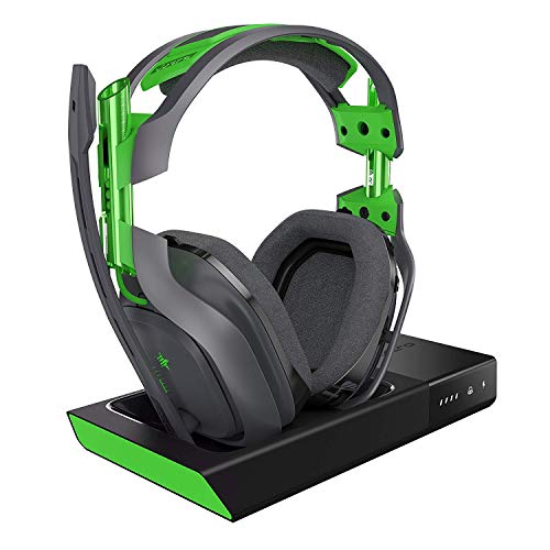 ASTRO Gaming سماعة الألعاب اللاسلكية A50 Dolby - أسود / أخضر - Xbox One والكمبيوتر الشخصي