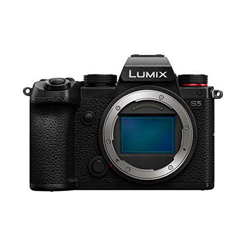  Panasonic LUMIX S5 | كاميرا 4K | كاميرا بدون مرآة | إطار كامل | كاميرا L-Mount مع شاشة قابلة للطي (3؟) | مُثبِّت صور مزدوج 5 محاور...