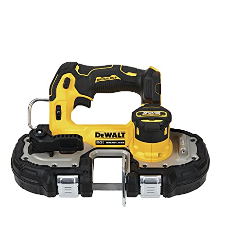 DEWALT DCS377B 20V MAX ATOMIC Brushless Lithium-Ion 1-3 / 4 in. منشار حزامي صغير لاسلكي (أداة فقط)