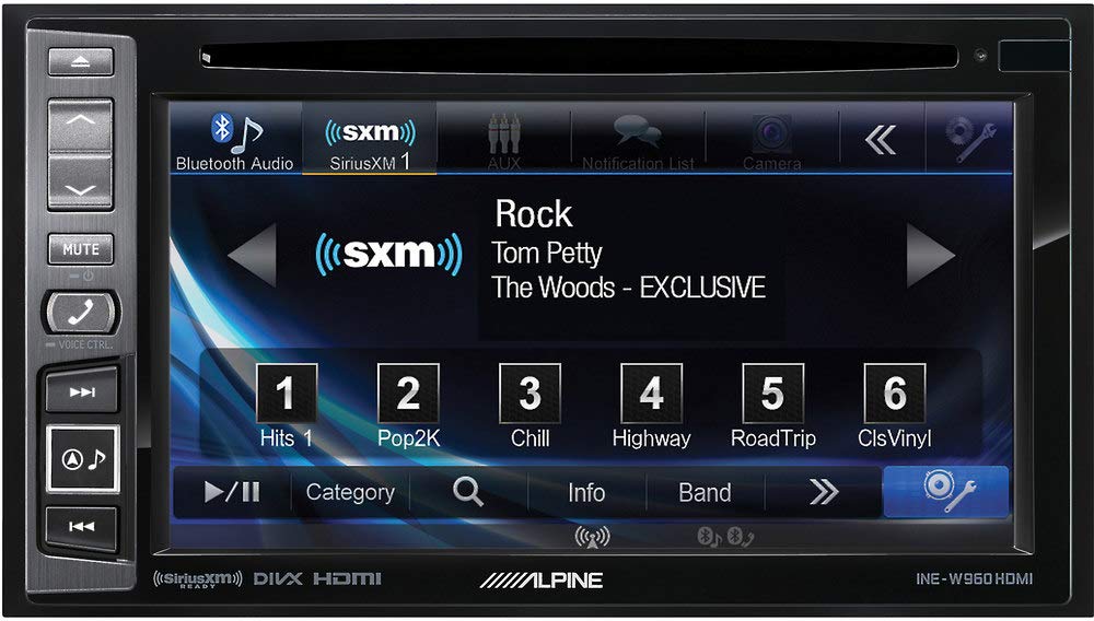 Alpine نظام الصوت / الفيديو / التنقل INE-W960HDMI مع موالف Sirius XM SXV300
