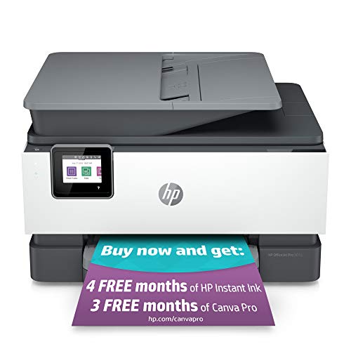 HP طابعة لاسلكية OfficeJet Pro 9015 All-in-One اللاسلكية (1KR42A)