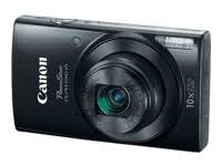 Canon كاميرا PowerShot ELPH 190 IS (أسود) مع زووم بصري 10x وشبكة Wi-Fi مدمجة