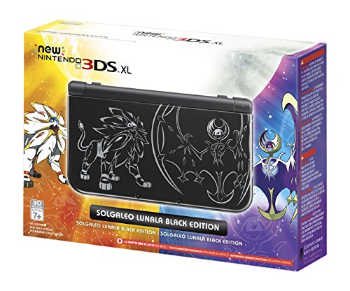 Nintendo الإصدار الجديد من 3DS XL Solgaleo Lunala Black Edition