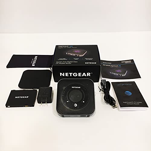 Netgear Nighthawk MR1100 4G LTE Mobile Hotspot Router (AT&T GSM Unlocked) (رمادي فولاذي)