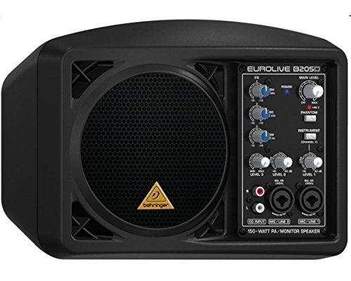 Behringer EUROLIVE B205D Ultra-Compact 150 Watt PA / Monitor نظام مكبر الصوت