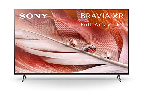 Sony تلفزيون X90J مقاس 65 بوصة: تلفزيون جوجل الذكي BRAVIA XR Full Array LED 4K Ultra HD مع Dolby Vision HDR وتوافق Alexa XR65X90J- 2021 Model