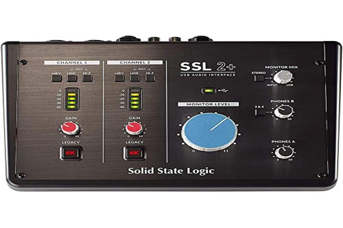 SSL 2+ 2-In / 4-Out USB-C Audio Interface
