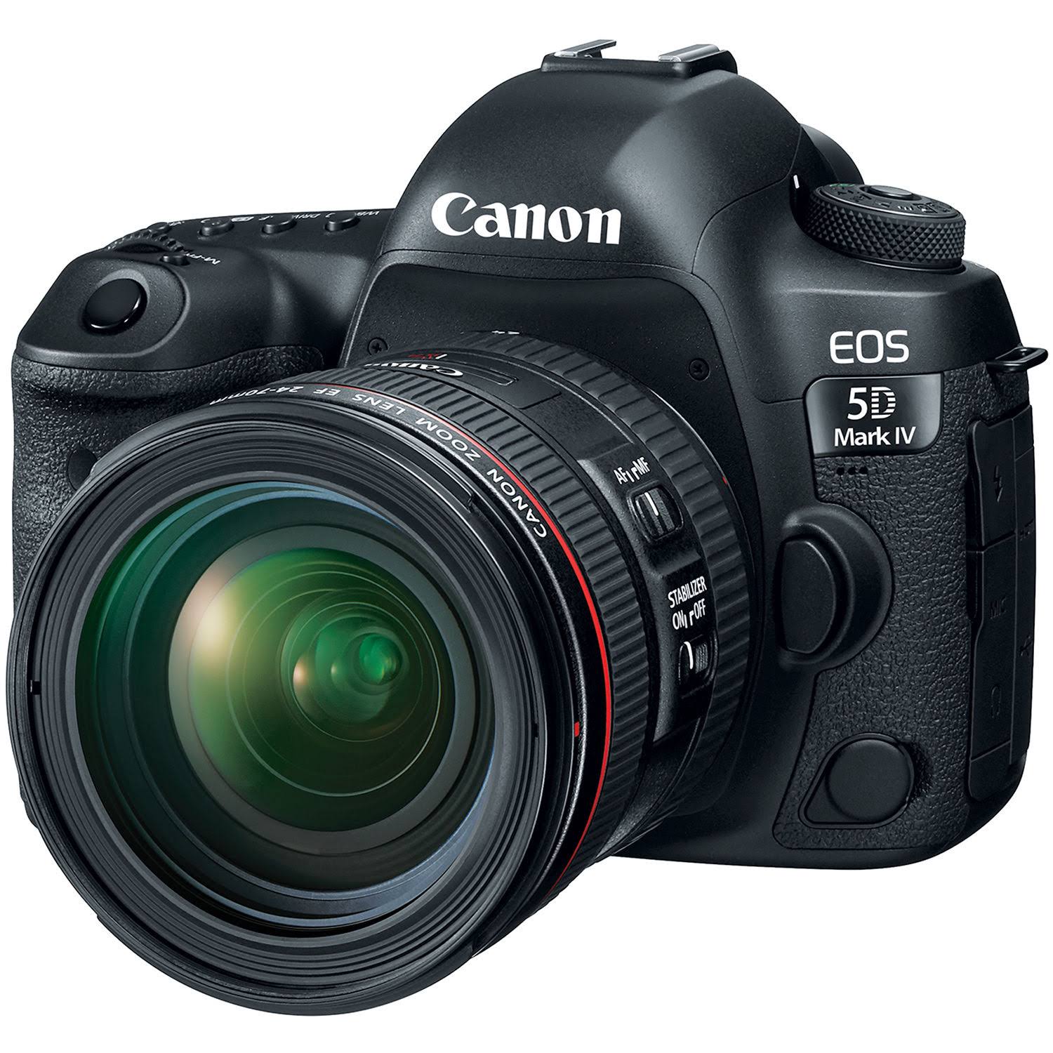 Canon كاميرا EOS 5D Mark IV ذات الإطار الكامل SLR الرقمية مع مجموعة عدسات EF 24-70mm f / 4L IS USM