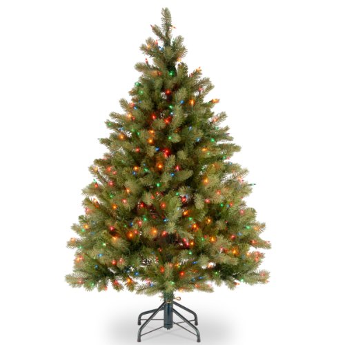 National Tree Company شجرة التنوب دوغلاس المنهارة مع أضواء متعددة الألوان