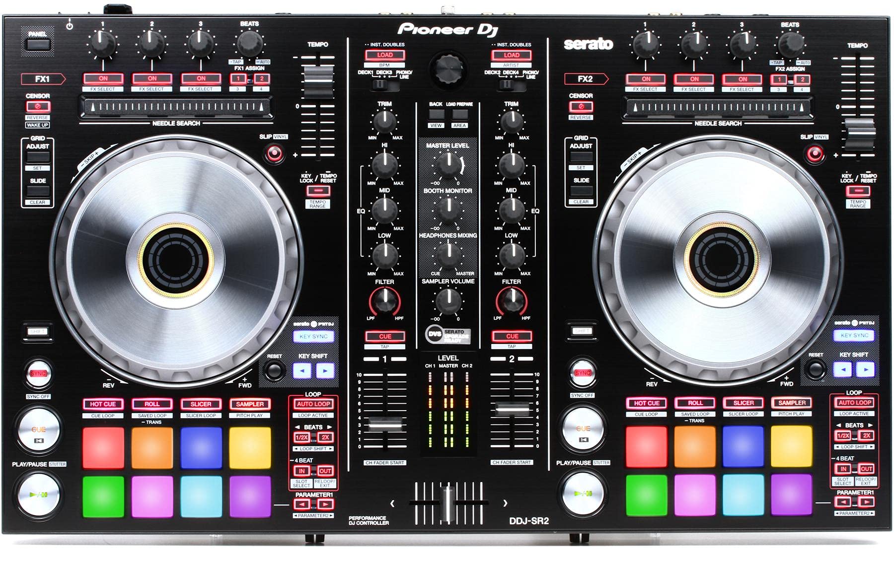 Pioneer DJ وحدة تحكم DDJ-SR2 4-Deck Serato DJ Pro