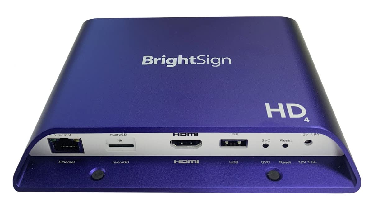 BrightSign HD1024 | مشغل I / O HTML5 الموسع بدقة Full H...