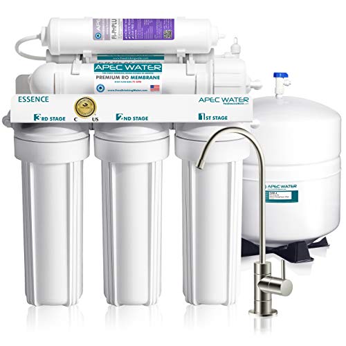  APEC WATER ROES-PH75 Essence Series أعلى مستوى قلوي معدني درجة الحموضة + 75 GPD 6 مراحل معتمدة من نظام تصفية مياه الشرب بالتناضح...