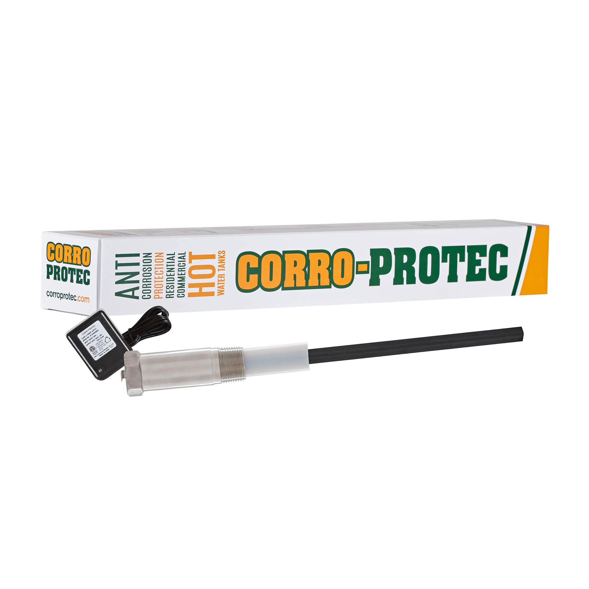  Corro-Protec قضيب الأنود التيتانيوم لسخان المياه CP-R (لسخانات المياه مع قضبان الأنود المتكاملة) - يزيل الرائحة (الكبريت...