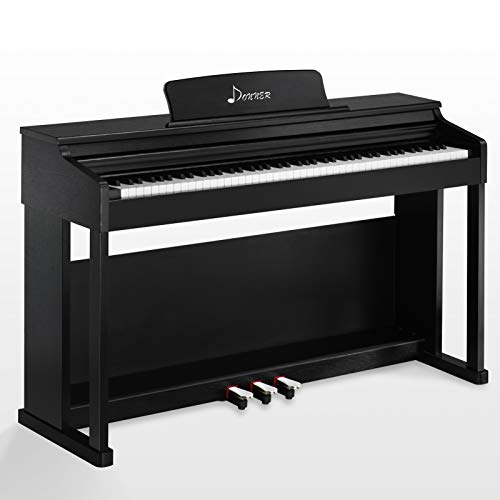 Donner البيانو الرقمي 88 مفتاحًا بالكامل للمبتدئين المحترفين