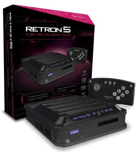  Hyperkin RetroN 5: وحدة تحكم الألعاب عالية الدقة لـ Game Boy Advance / Game Boy Color / Game Boy / Super NES / NES / Super Famicom / Famicom / Genesis / Mega Drive / Sega...