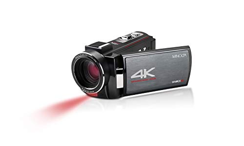 Minolta 4K Ultra HD 30 Mega Pixels Night Vision Digital Camcorder MN4K20NV
