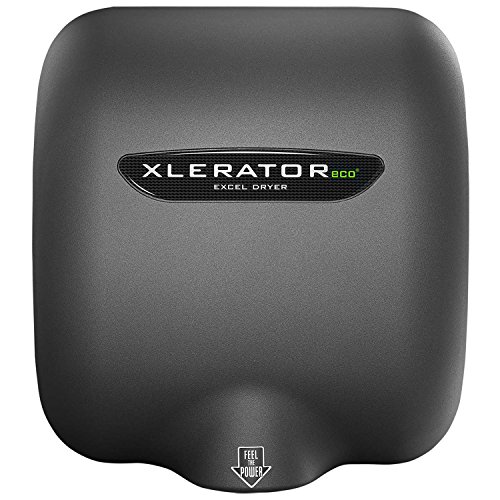 XLERATOR مجفف الأيدي XL-GR-ECO بغطاء جرافيت محكم 110-120 فولت