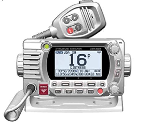 Standard Horizon GX1800GW White 25W VHF / GPS / Second Station Explorer Series