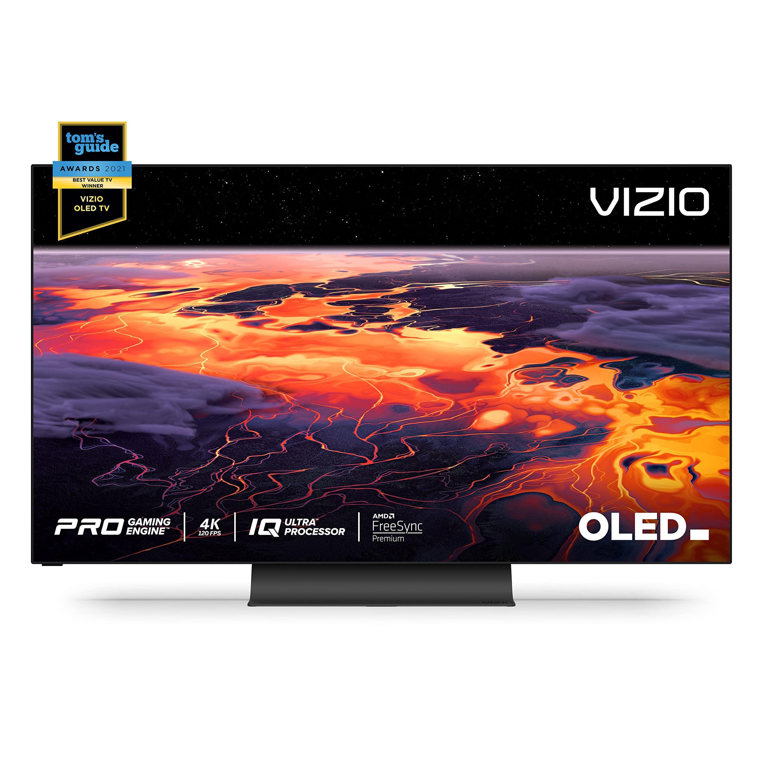  VIZIO تلفزيون ذكي OLED Premium 4K UHD HDR مقاس 55 بوصة مزود بتقنية Dolby Vision و HDMI 2.1 ومعدل تحديث 120 هرتز ومحرك Pro للألعاب و Apple AirPlay...