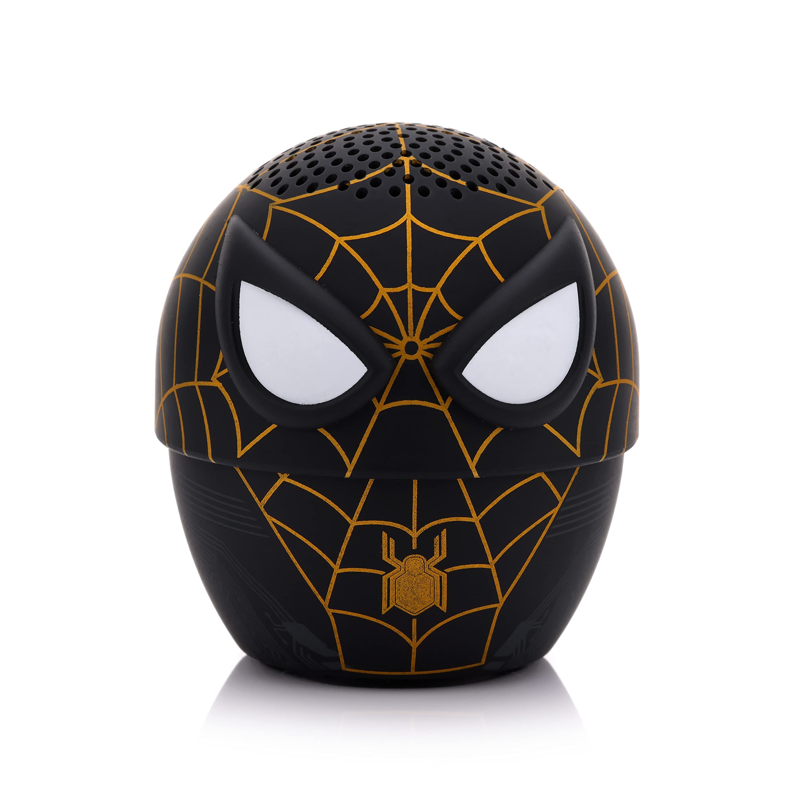 Bitty Boomers Marvel: No Way Home Spider-Man Black & Gold Suit - مكبر صوت بلوتوث صغير