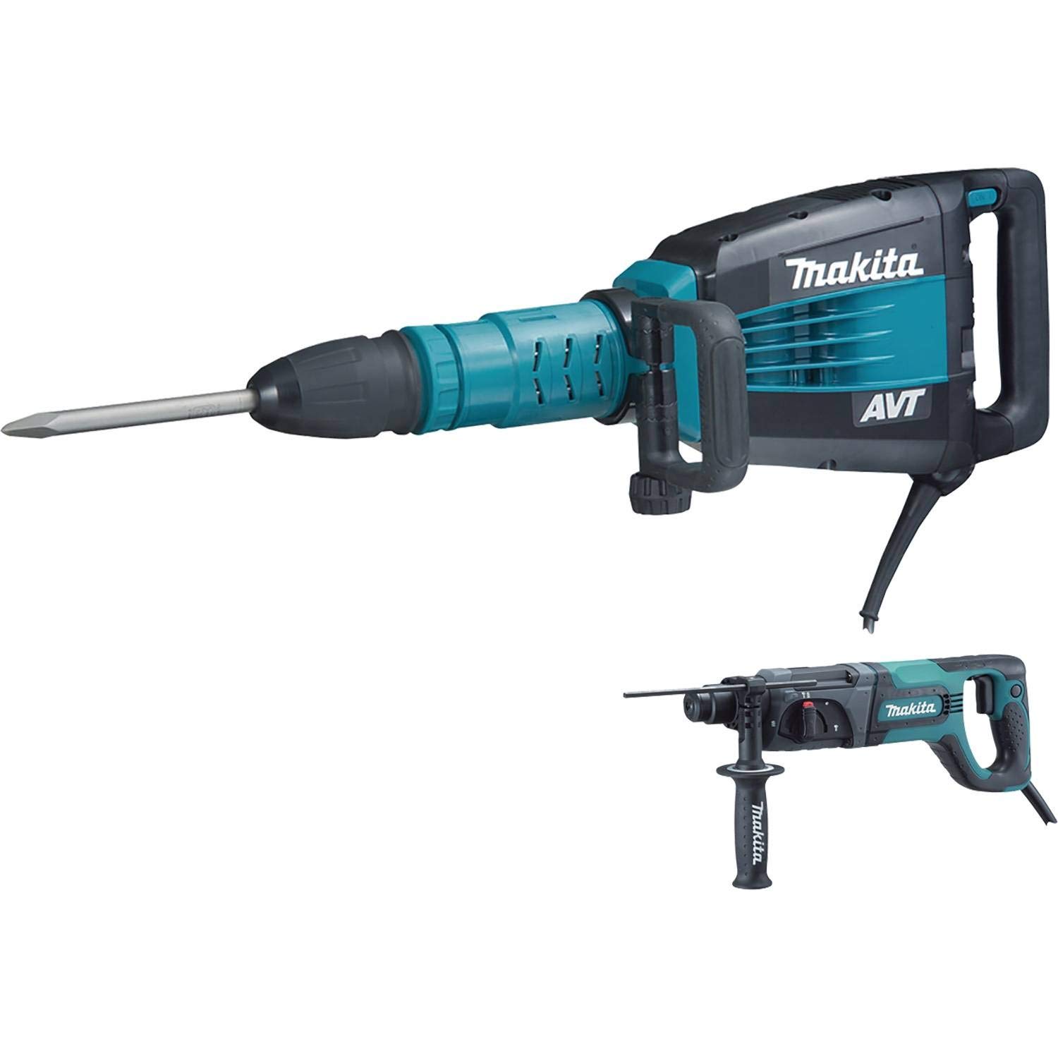 Makita HM1214CX 27 lb. AVT Demolition Hammer, accepts S...