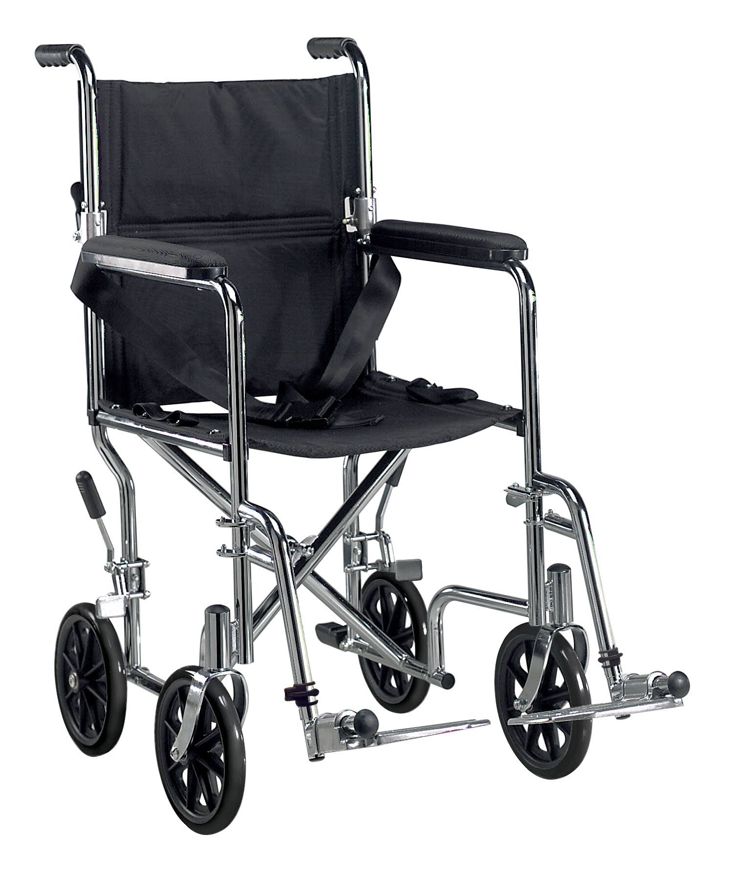 Drive Medical كرسي متحرك Go Cart خفيف الوزن للنقل مقاس 19 قدمًا