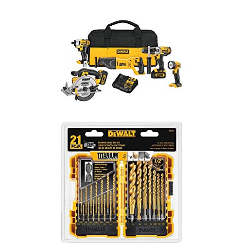 DEWALT DCK590L2 20-Volt MAX Li-Ion 3.0 Ah 5-Tool Combo Kit