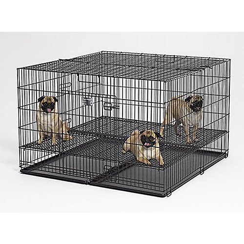 MidWest Homes for Pets MidWest Puppy Playpen w / 1 'Grid 24L x 36 W x 30H