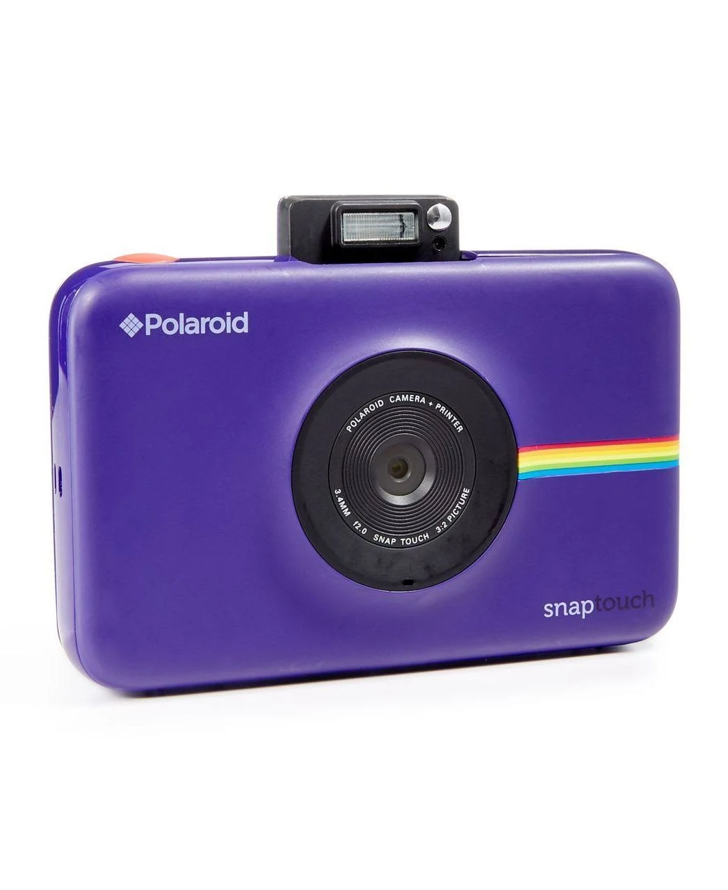 Polaroid كاميرا رقمية بطباعة فورية تعمل باللمس مع شاشة LCD (أرجوانية) مع تقنية الطباعة Zink Zero Ink