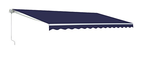 ALEKO AW10X8BLUE30 مظلة فناء قابلة للسحب 10 × 8 أقدام أزرق