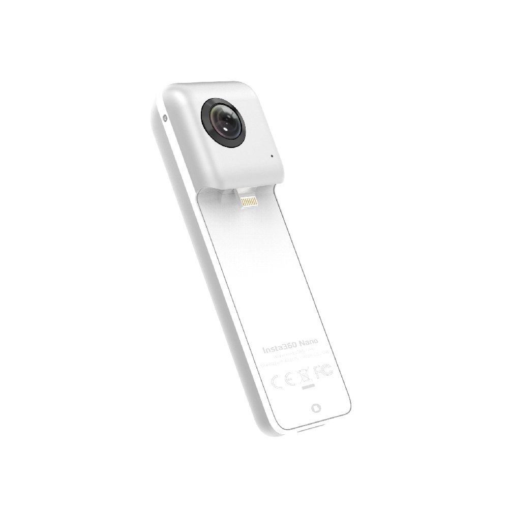 ASI CORP. كاميرا فيديو Insta360 نانو بعدسة مزدوجة 360 درجة لهاتف iPhone 7 / 7P / 6S / 6SP / 6 / 6P