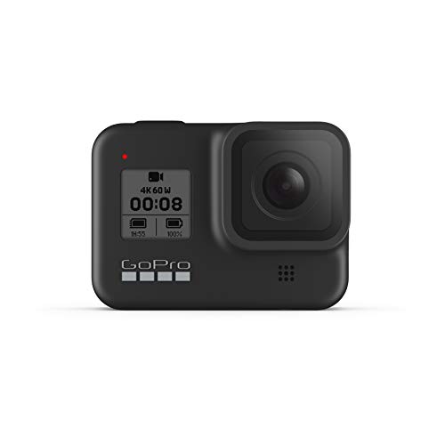 GoPro HERO8 Black - كاميرا أكشن مقاومة للماء مع شاشة تعمل باللمس 4K Ultra HD Video 12MP صور 1080p بثبات مباشر