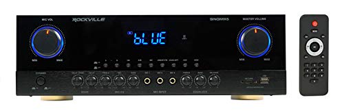 Rockville SINGMIX 5 2000w Bluetooth DJ / Pro / Karaoke / Home Amplifier Mixer Receiver