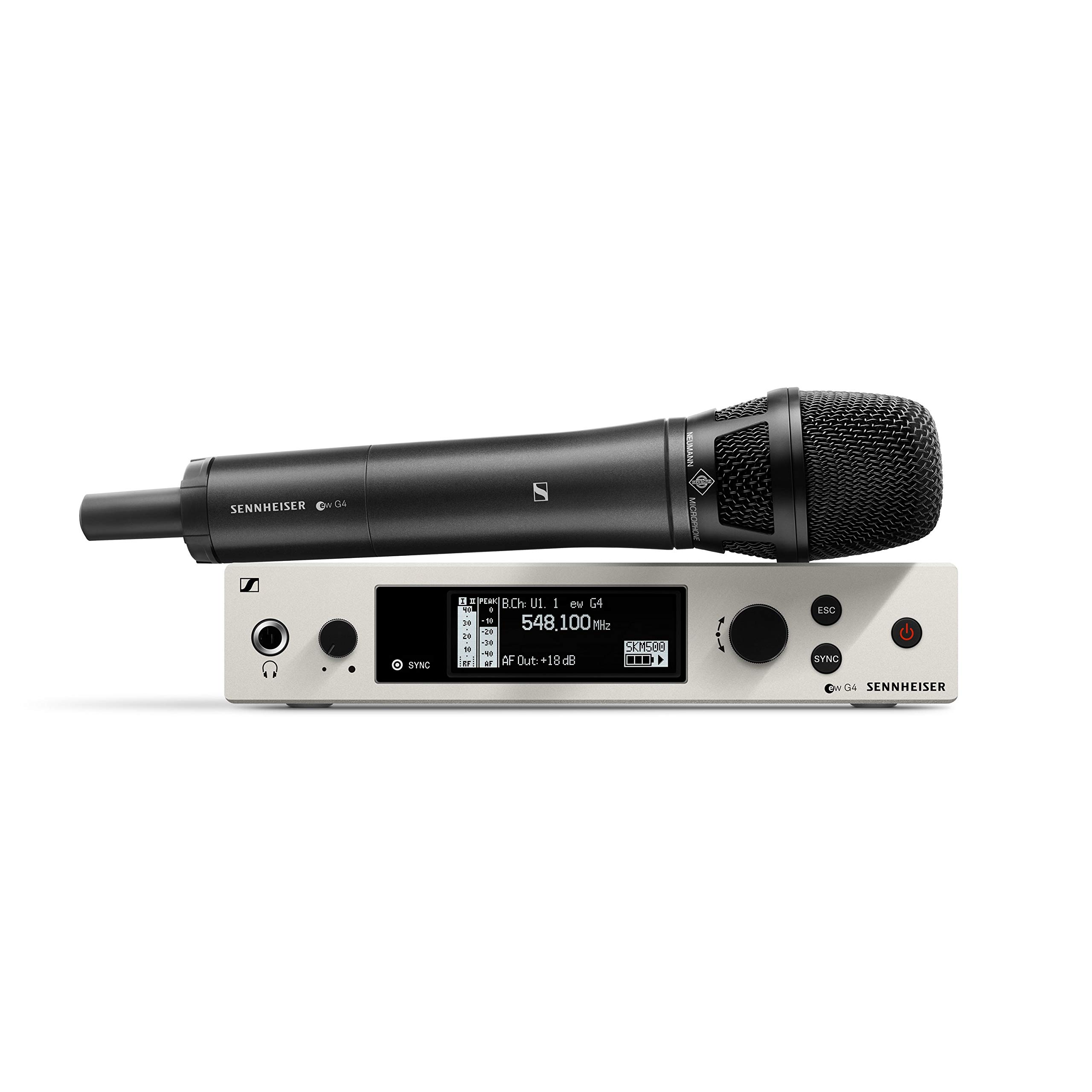 Sennheiser Ew 500 handheld wireless w/ Neumann KK205 Ca...