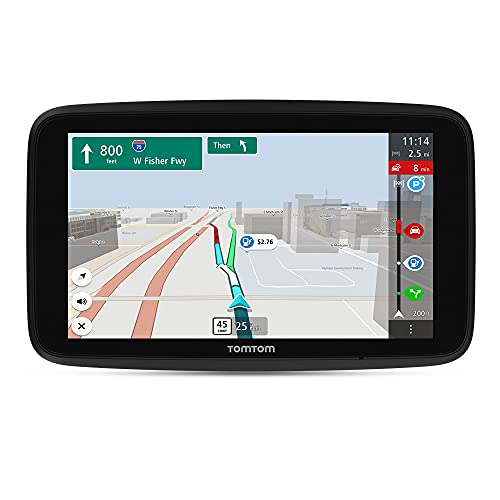  TomTom GO اكتشف جهاز ملاحة GPS مقاس 7 بوصات مع ازدحام حركة المرور وتنبيهات كاميرا السرعة بفضل حركة المرور والخرائط...