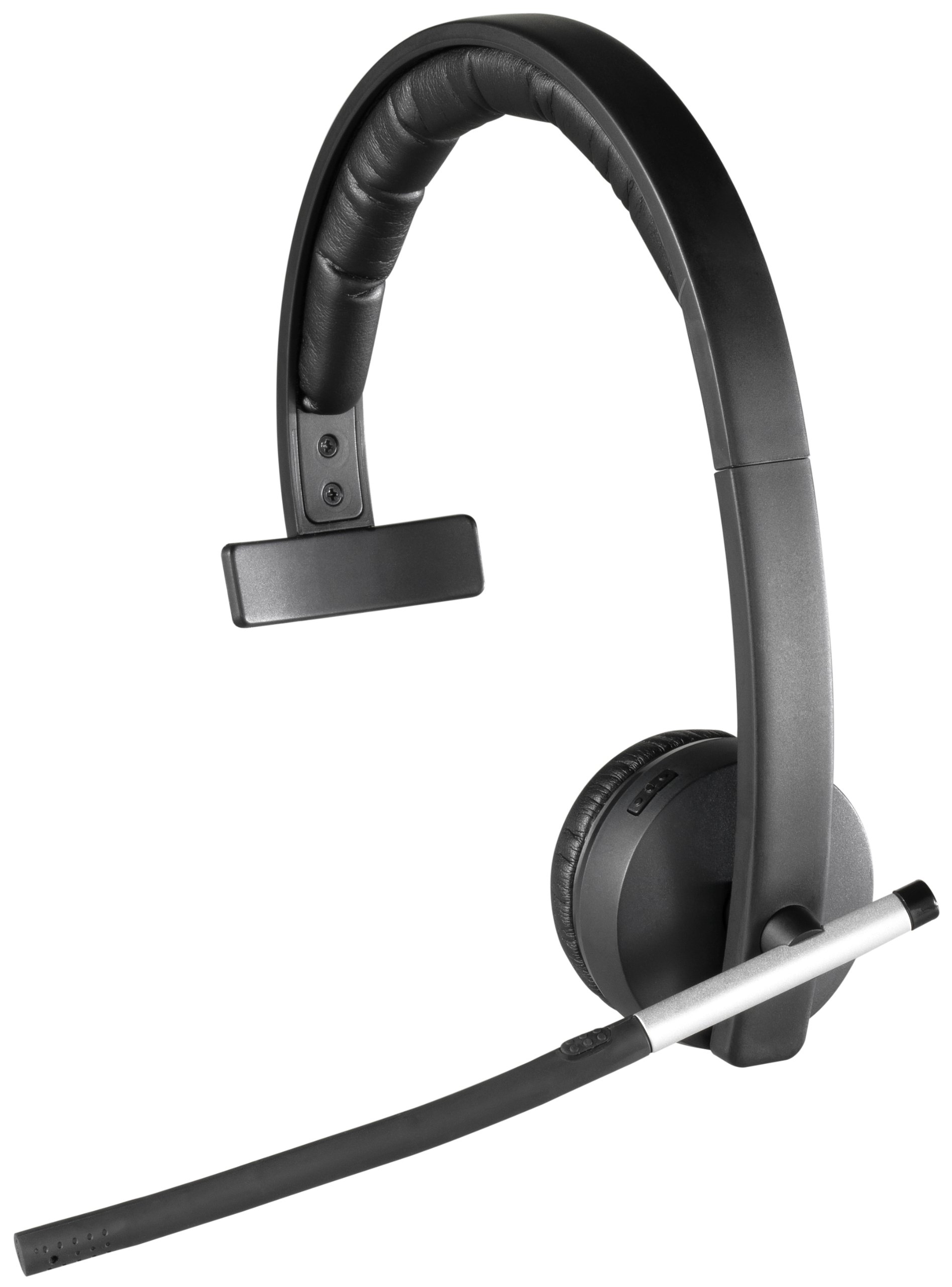 Logitech سماعة رأس لاسلكية H820e أحادية الأذن للأعمال أحادية الأذن - أسود