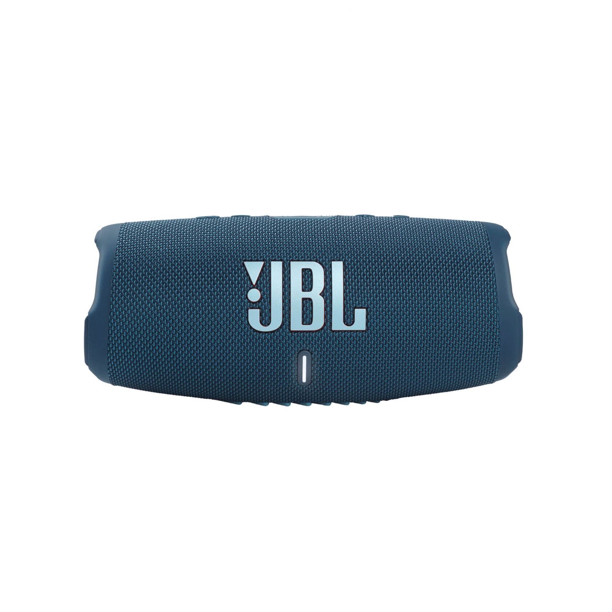 JBL Charge 5 - مكبر صوت بلوتوث محمول مع IP67 مقاوم للماء و USB Charge Out - أزرق (مجدد)