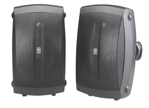 Yamaha Audio NS-AW350B مكبرات صوت ثنائية الاتجاه مناسبة لجميع الأحوال الجوية في الأماكن المغلقة / الخارجية - أسود (زوج)