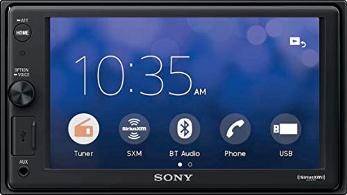 Sony XAVAX1000 جهاز استقبال وسائط Apple CarPlay مقاس 6.2 بوصة (15.7 سم) مزود ببلوتوث