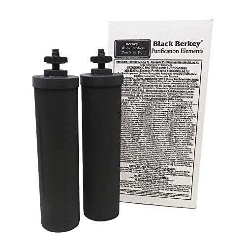Berkey عناصر تنقية  Authentic Black - فلاتر استبدال لتنقية المياه  (عبوة من 2)