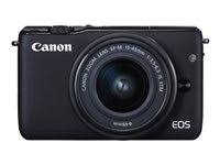 Canon مجموعة كاميرات EOS M10 غير المزودة بمرآة مع مجموعة عدسات STM لتثبيت الصورة EF-M 15-45mm