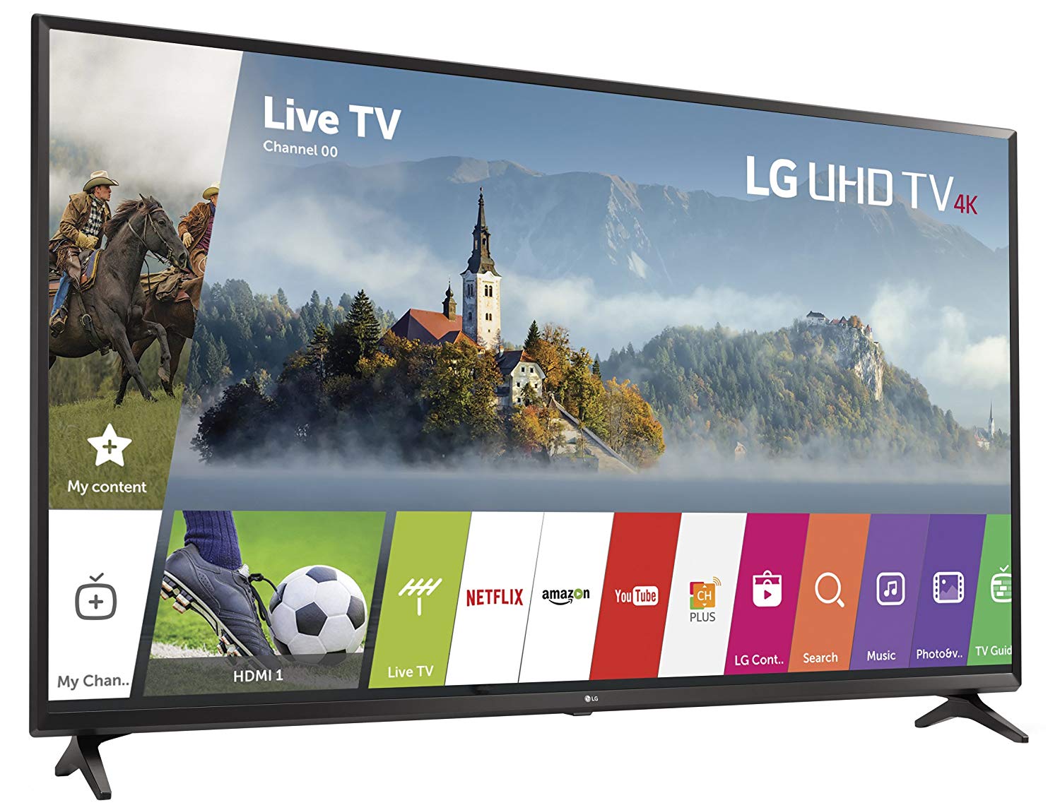 LG إلكترونيات 65UJ6300 65-Inch 4K Ultra HD Smart LED TV (موديل 2017)