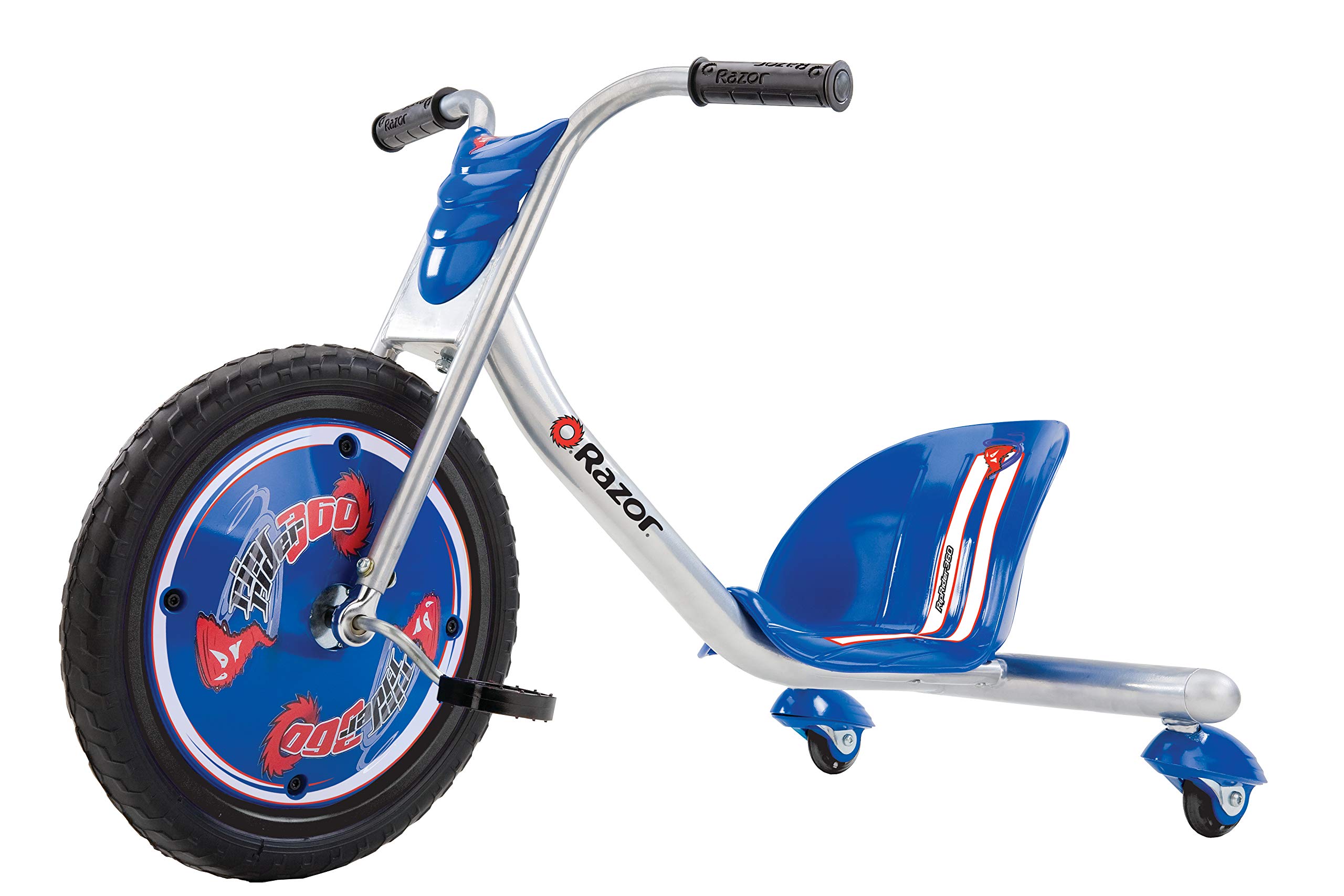  RAZOR دراجة ثلاثية العجلات RipRider 360 للأطفال بعمر 5 سنوات فما فوق - مقود مطاطي خفيف الوزن وإطار فولاذي للراكبين حتى...